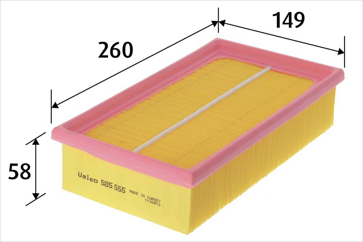 VALEO 585555 Air Filter for FORD